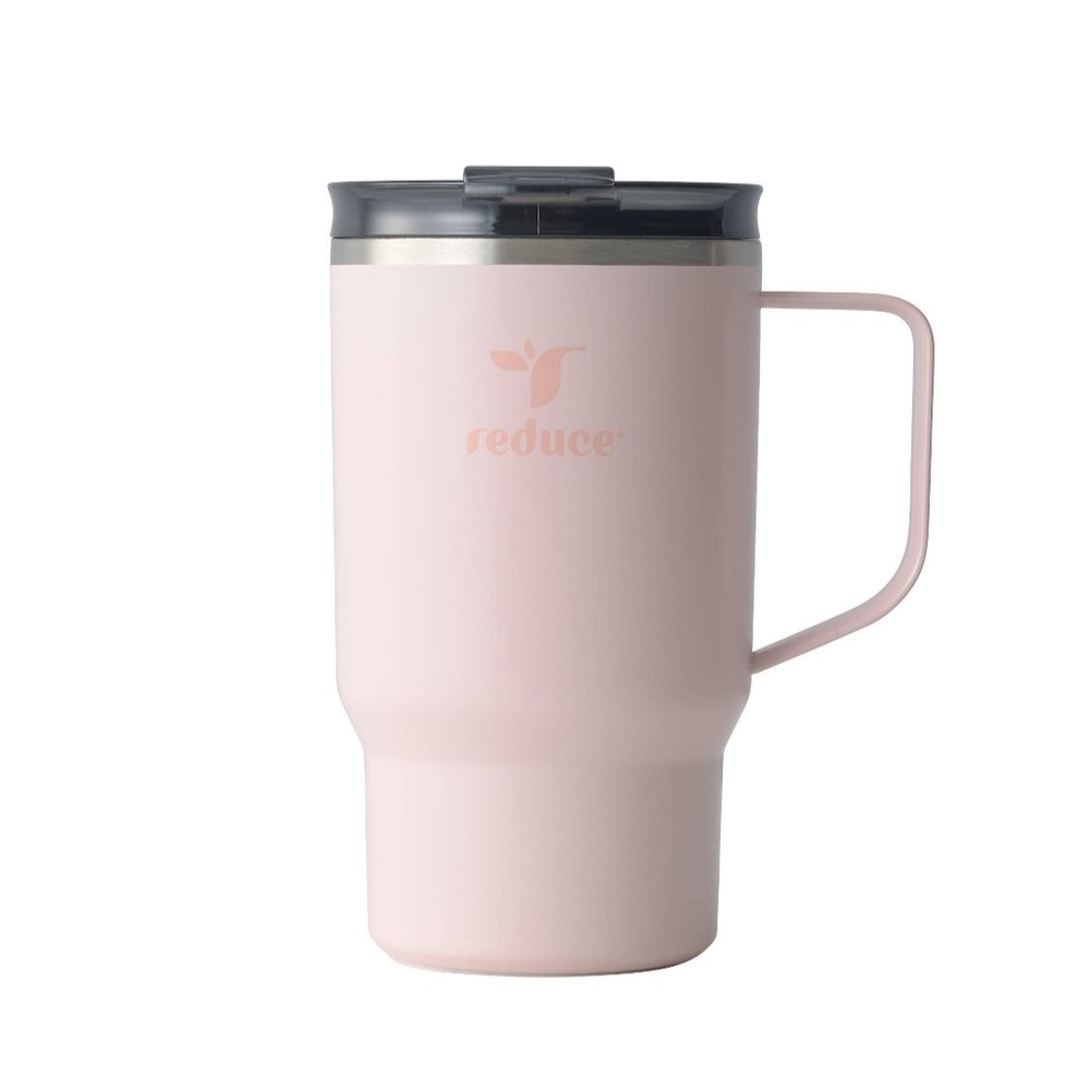 Reduce Pink Travel Mug 18 oz Stainless Steel BLUSH PINK